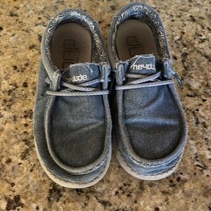 Girls denim blue hey dudes